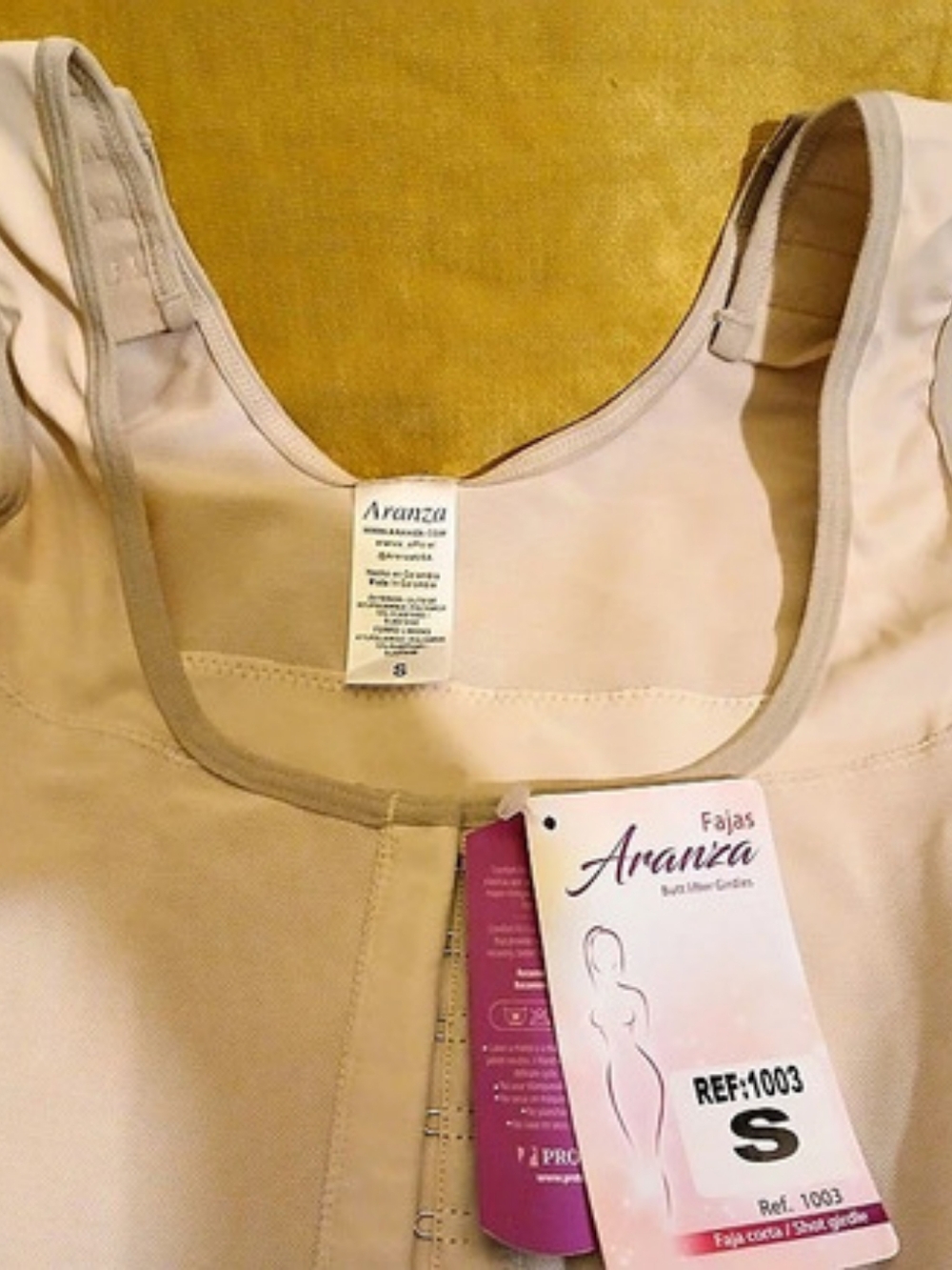 Aranza Faja Fuerte Control Ref. 1003 Beige Shapewear Size Small NWT